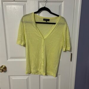 NWOT yellow jones cardigan